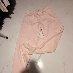 SKIMS Cotton Fleece Classic Jogger - barely pink - size small